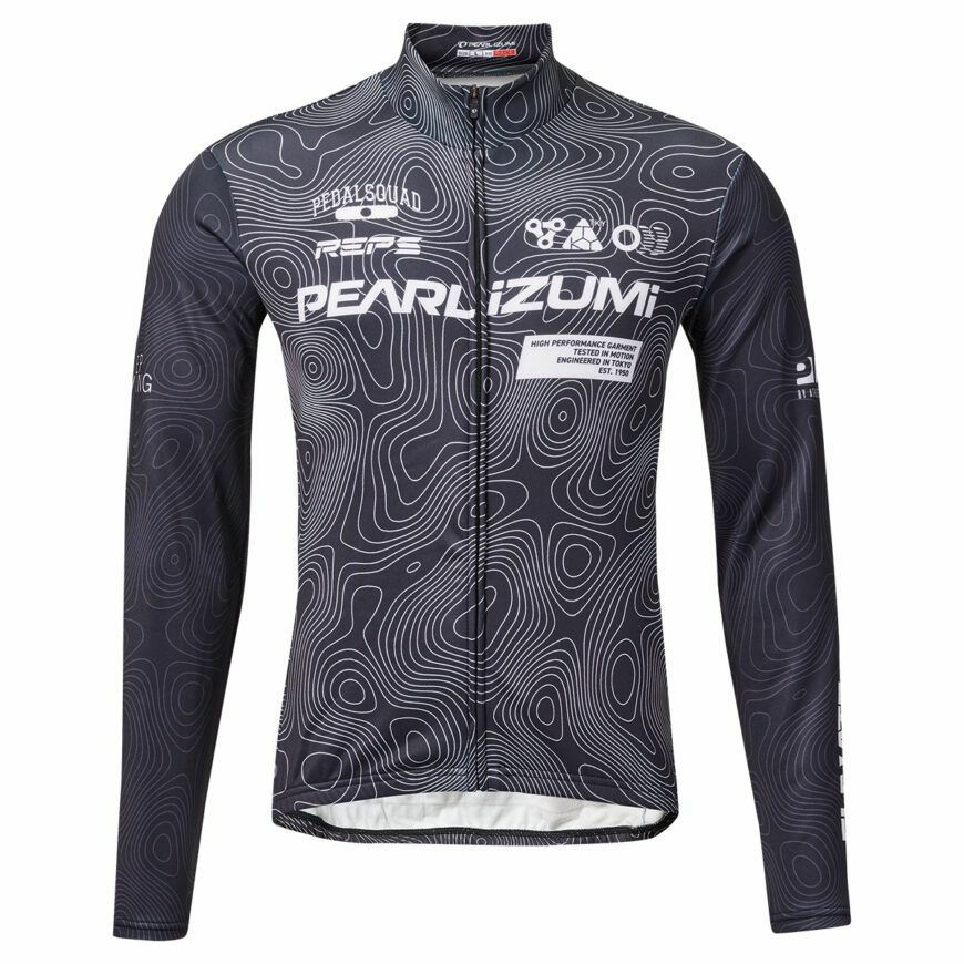 PEARLIZUMI(パールイズミ) B3455-BL プリントジャージ ワイドサイズ 14.パールブラック 15度対応 2026年秋冬モデル