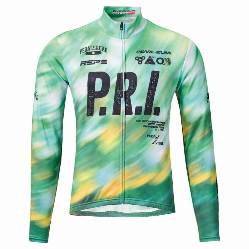 PEARLIZUMI(パールイズミ) B3455-BL プリントジャージ ワイドサイズ 16.PRIスウィープ 15度対応 2026年秋冬モデル