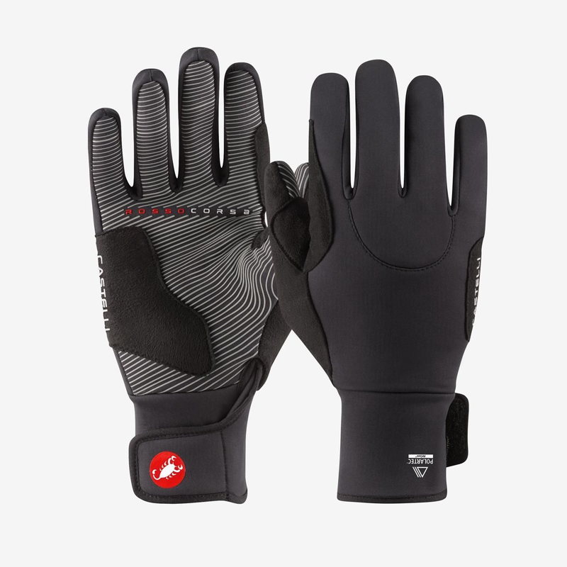 CASTELLI (カステリ) 4526524 ESTREMO 2 GLOVE (エストレモ2) 秋冬グローブ 長指グローブ 010BLACK