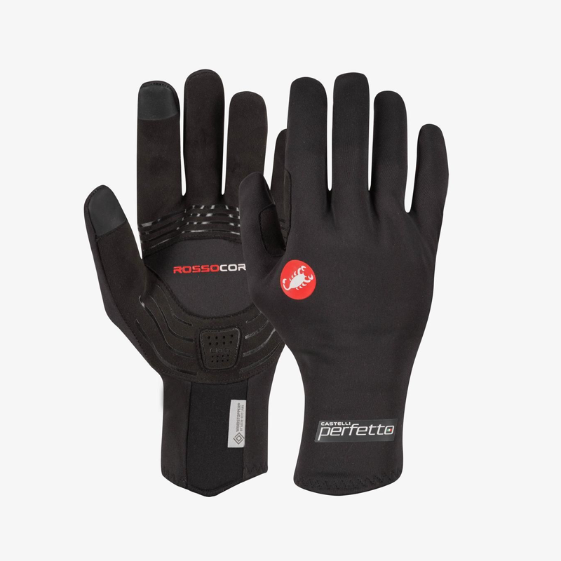 CASTELLI (カステリ) 4526532 PERFETTO RoS 2 GLOVE (ペルフェットRoS 2) 秋冬グローブ 長指グローブ 010BLACK