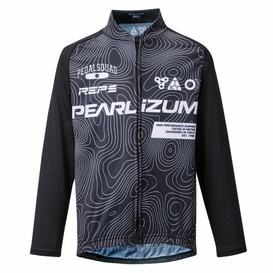 PEARLIZUMI(パールイズミ) K3455-BL キッズプリントジャージ 4.パールブラック 2026年秋冬モデル