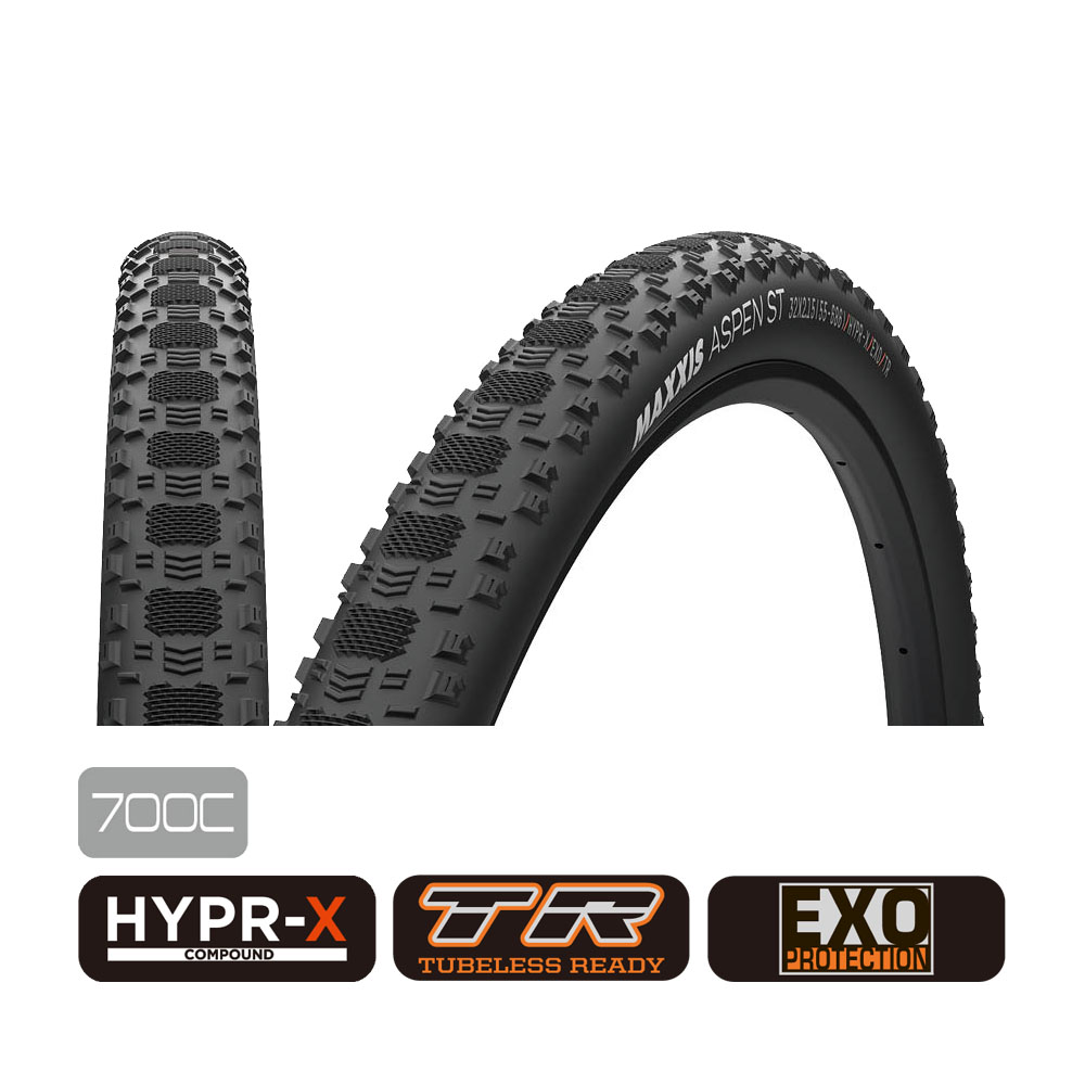 MAXXIS(マキシス) Aspen ST - アスペンST チューブレスレディーグラベルタイヤ 700×55C