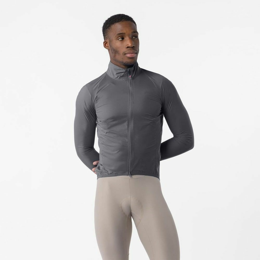 CASTELLI(カステリ) 4526507 TRANSITION AIR JACKET トランジションエアジャケット 021.SMOKY GLAY 2026年秋冬モデル