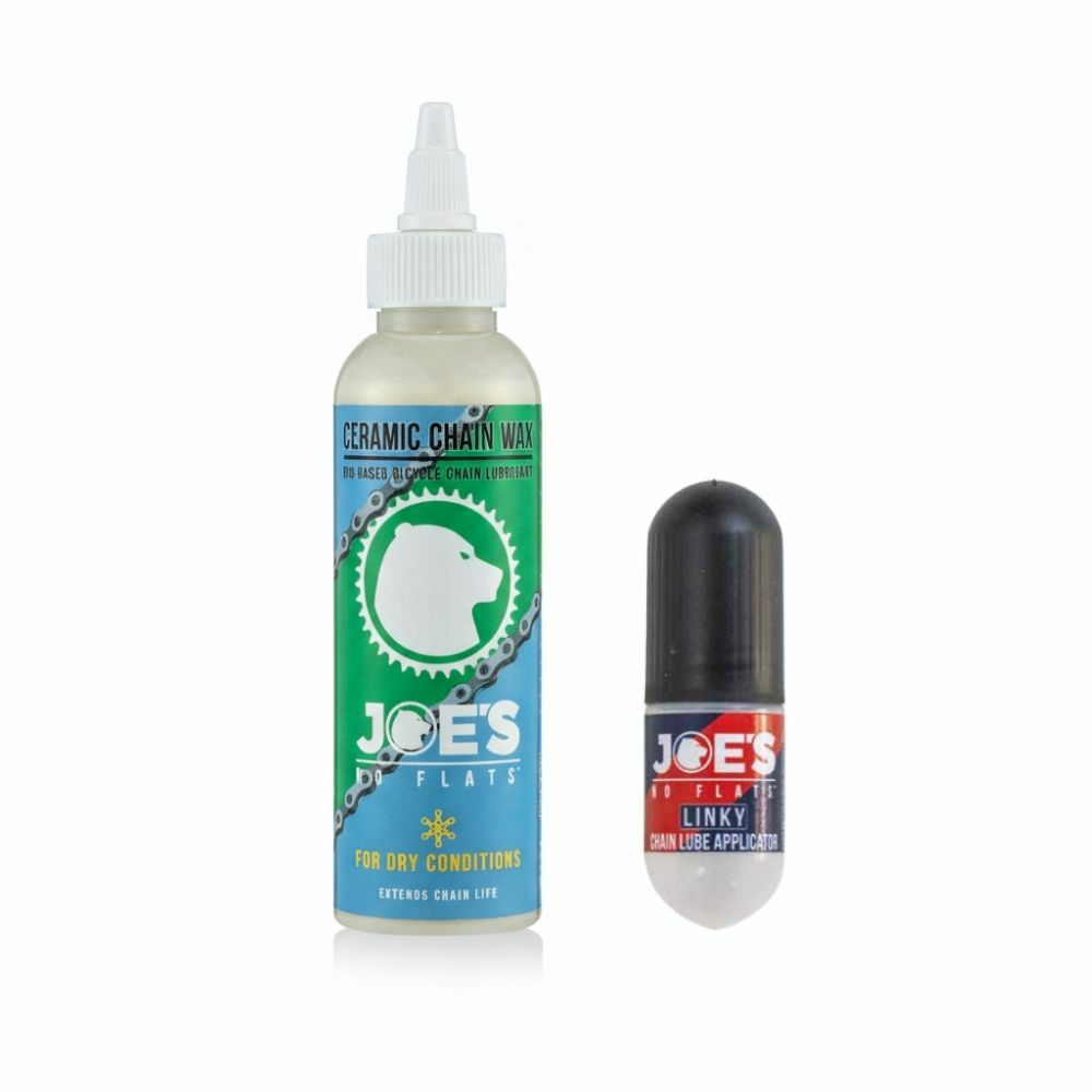 JOES NO FLATS (ジョーズノーフラッツ) CERAMIC CHAIN WAX LUBE + ルブアプリケーターセット