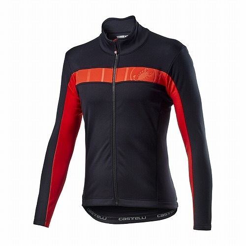 CASTELLI (カステリ) 4520506 MORTIROLO 6S JACKET モルティローロ 防風ジャケット 085.LIGHT BLACK