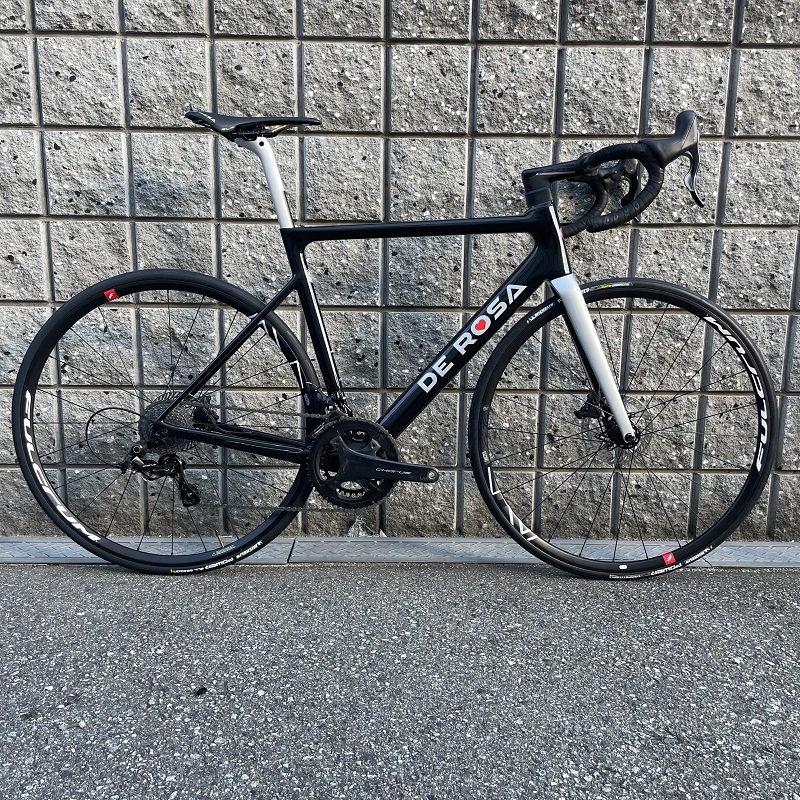 DE ROSA (デローザ) MERAK DISC メラク ディスク Campagnolo CHORUS仕様 ディスク ロードバイク BLK Glossy