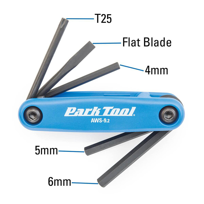 PARKTOOL(パークツール) AWS-9.2 フォールドアップヘックスレンチセット