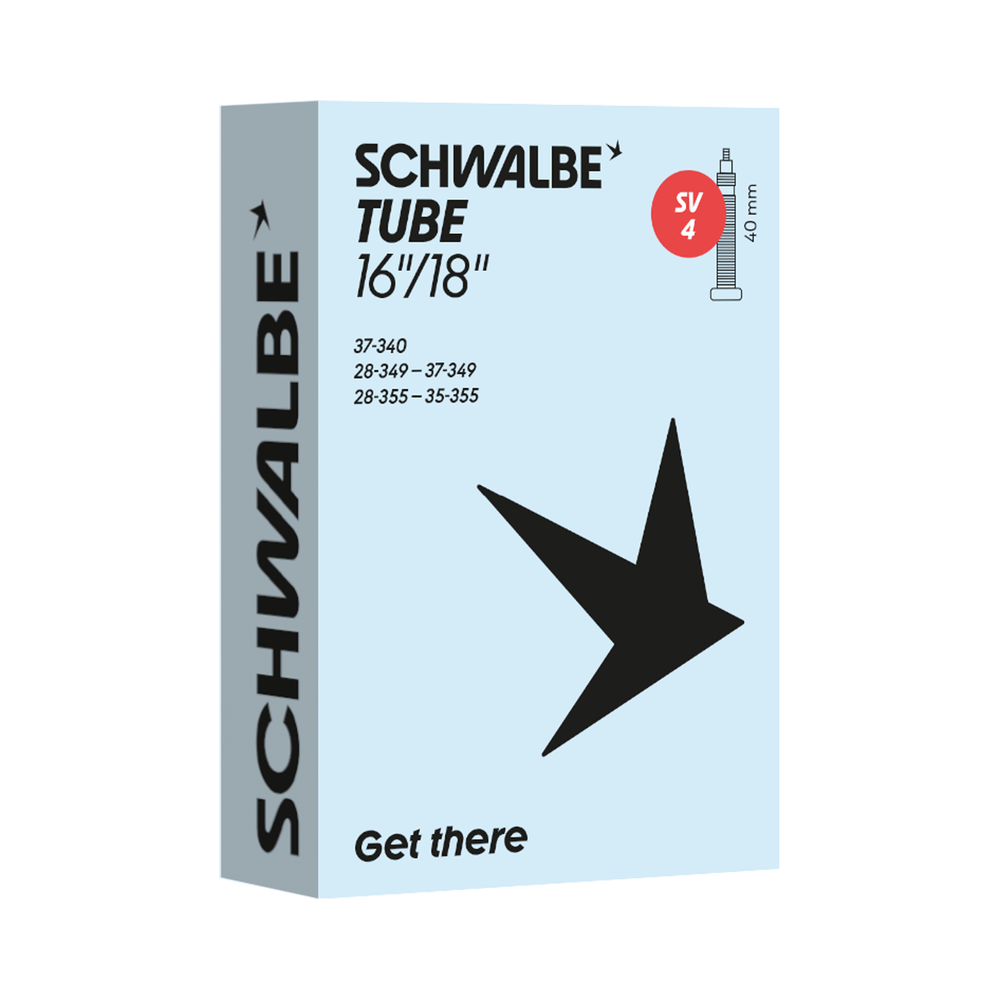 SCHWALBE(シュワルベ) TUBES 16×1-3/8 仏式40mmバルブ(4SV)