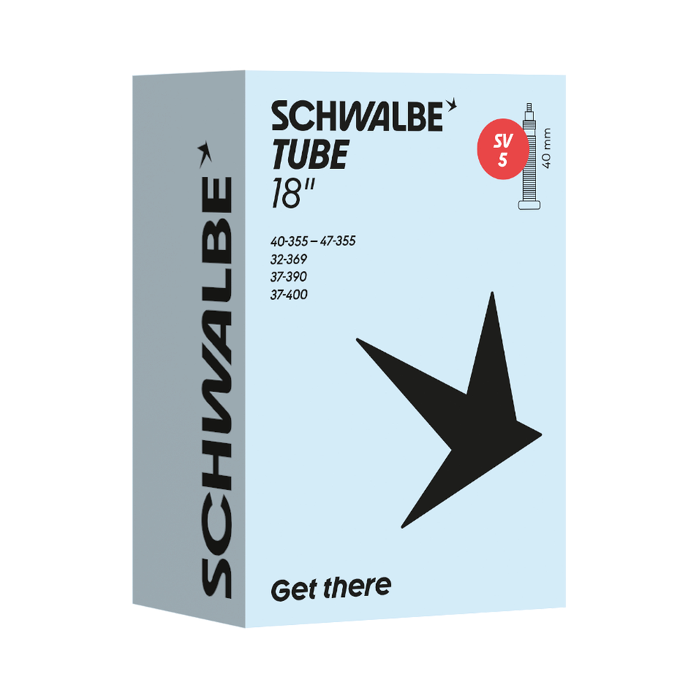 SCHWALBE(シュワルベ) TUBES 18×1.50/1.75 仏式40mmバルブ(5SV)