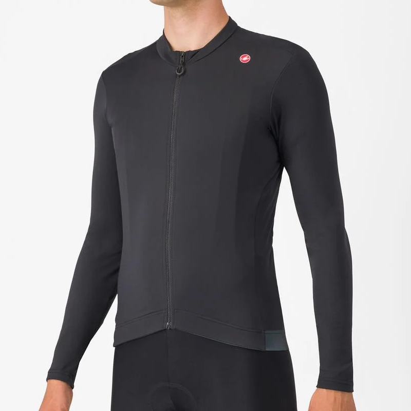 CASTELLI (カステリ) 4524508 ESPRESSO THERMAL JERSEY (エスプレッソサーマルジャージ) 085LIGHT BLACK