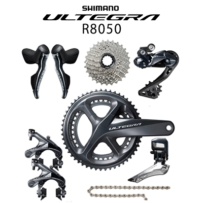 ウエムラサイクルパーツインターネット店 Shimano シマノ Ultegra R8050 Di2 グループセット 170mm 50 34t 直付け