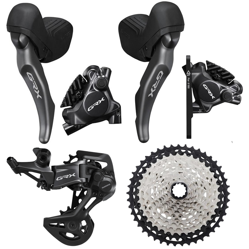 ■ Shimano (シマノ) GRX RX820 フロントシングル コンポセット 1×12スピード (10-45T対応)