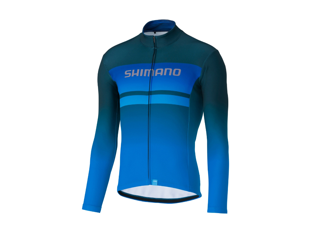 ウエムラサイクルパーツインターネット店 / Shimano(シマノ) チーム ロングスリーブ ジャージ/ブルー