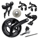 Shimano(シマノ) 105 R7000 ブラック グループセット 機械式 2×11速/170mm・50-34T/直付け