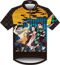 PEARLIZUMI(パールイズミ) KMK621-B TVアニメ「鬼滅の刃」 キッズ プリント ジャージ 5.鬼滅の刃