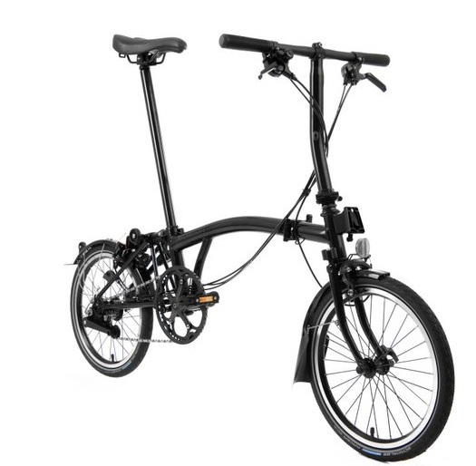 ウエムラサイクルパーツインターネット店 Brompton ブロンプトン S2l Blackエディション 21年 小径車 完成車 折りたたみ自転車
