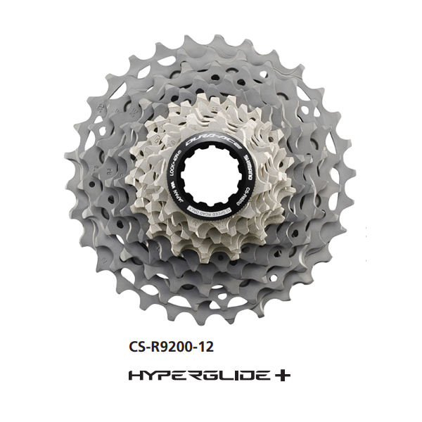 Shimano(シマノ) DURA-ACE(デュラエース) CS-R9200-12 HYPERGLIDE+ カセットスプロケット(12スピード)