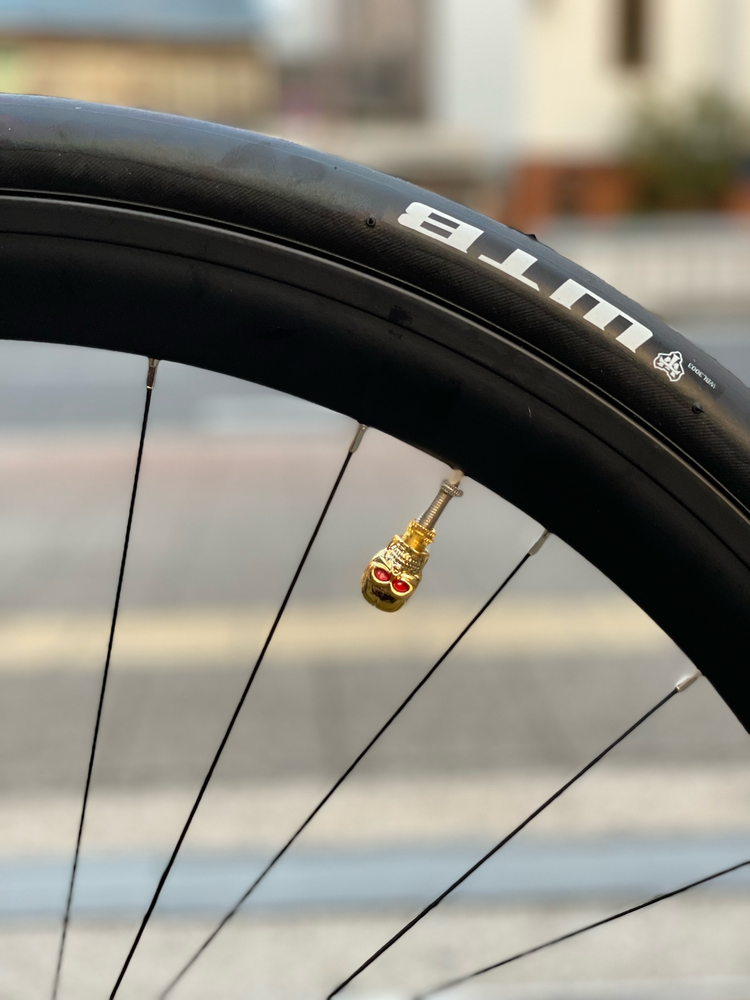 仏式/米式/英式対応 自転車用 バルブキャップ 同色2個セット