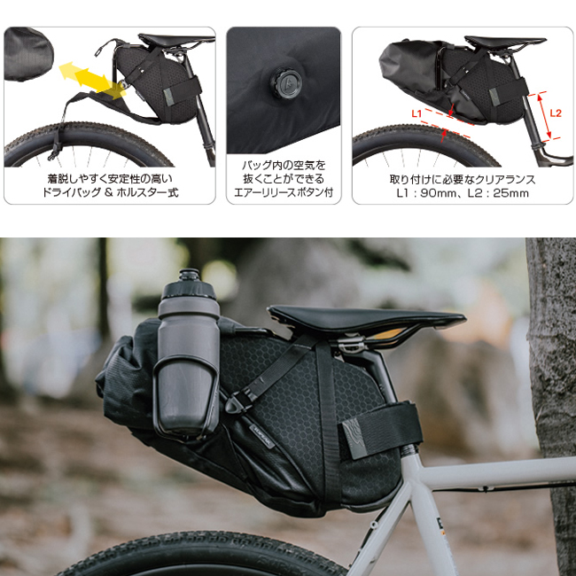 百貨店の販売 TOPEAK トピーク バックローダー 6L サドルバッグ | cohk