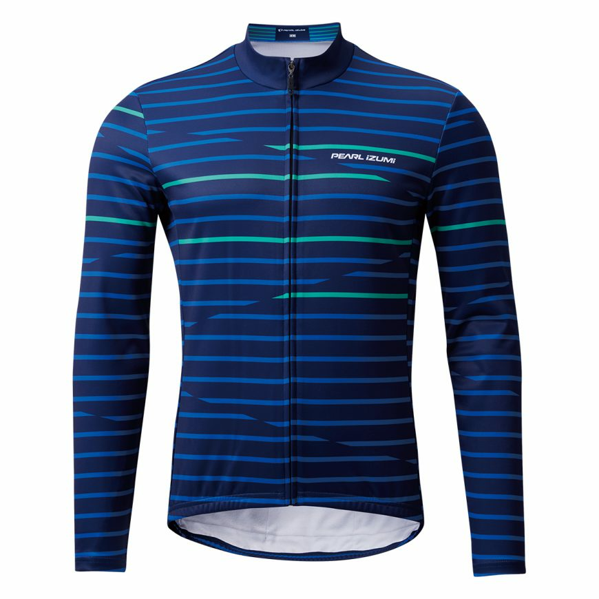 PEARLIZUMI(パールイズミ) 3400-BL コンフォートウインタージャージ 3.カットボーダー ベーシックフィット 15度対応