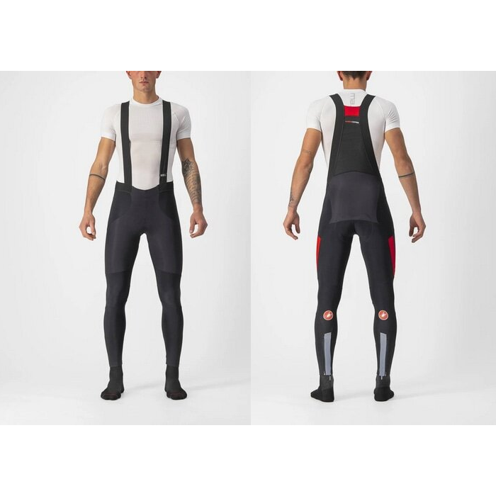 CASTELLI(カステリ) 4520522 SORPASSO RoS BIBTIGHT レースビブタイツ 023BLACK/RED