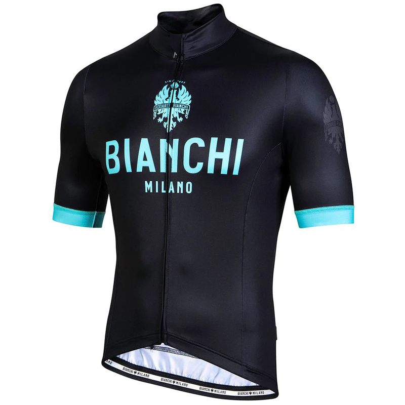 【AB-03】Bianchi MILANO(ビアンキミラノ) LEVANE 半袖ジャージ 4000NERO/CELESTE