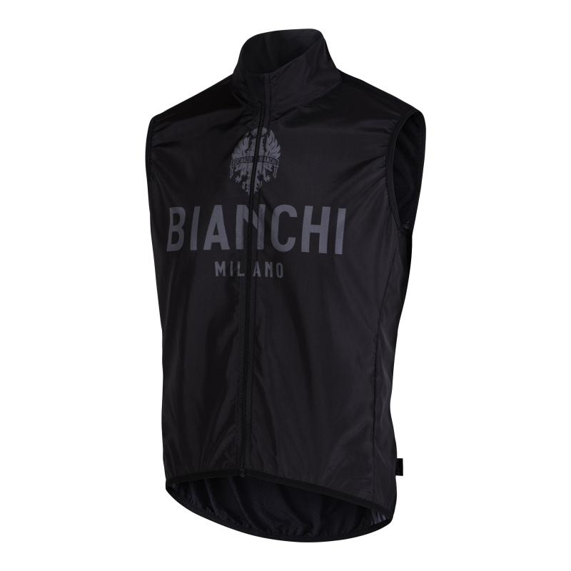 【AB-18】Bianchi MILANO(ビアンキミラノ) NEW PASSIRIA ウィンドベスト 4000NERO