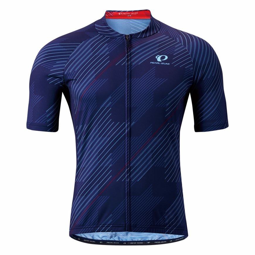 PEARLIZUMI(パールイズミ) B621-B プリントジャージ 15.千鳥ライン ワイドサイズ
