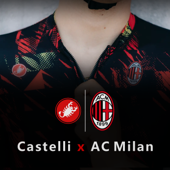 CastelliとACミランのコラボレーションから誕生した、特別なサイクリングジャージコレクション。